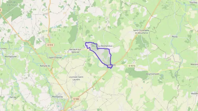 Maison 100 m² trois pièces à vendre à Thevet-Saint-Julien