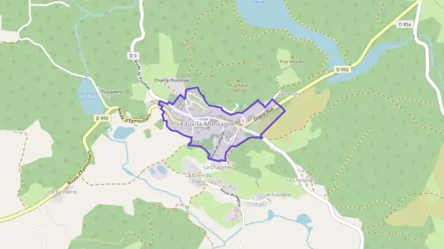 Maison 64 m² trois pièces à vendre à Faux-la-Montagne