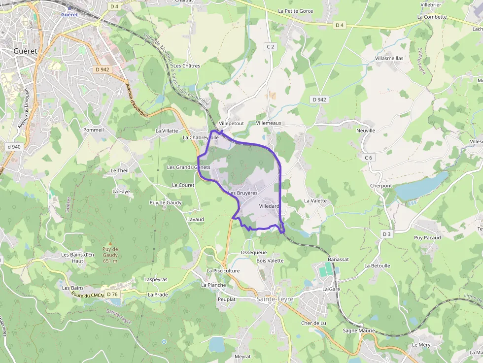 Maison 91 m² quatre pièces à vendre à Sainte-Feyre