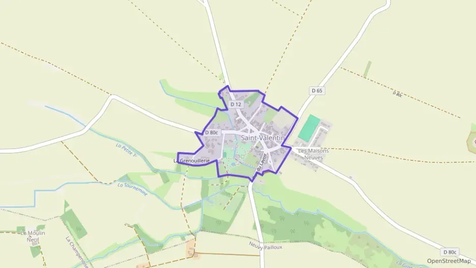 Maison 80 m² cinq pièces à vendre à Saint-Valentin