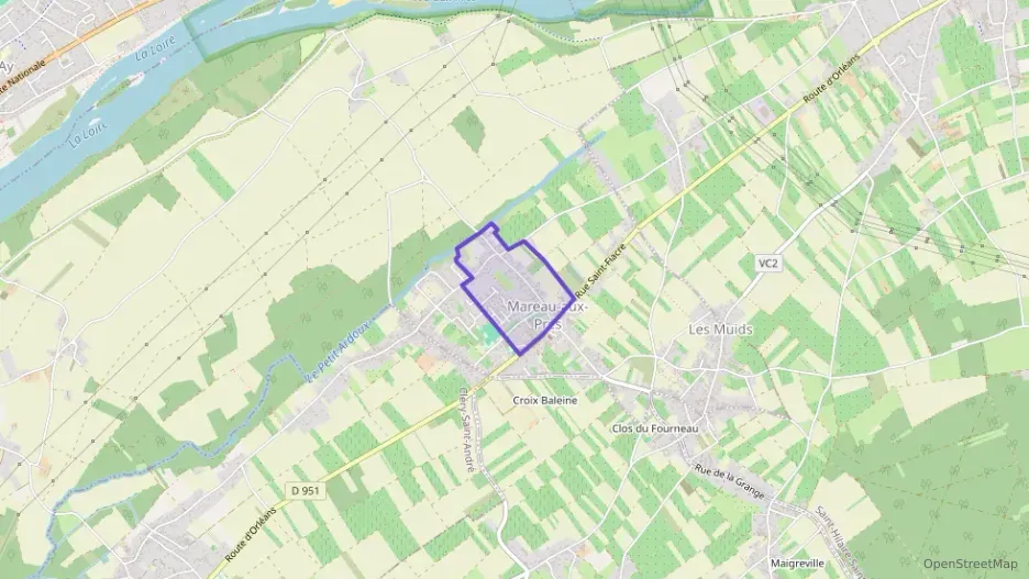 Maison 63 m² trois pièces à vendre à Mareau-aux-Prés
