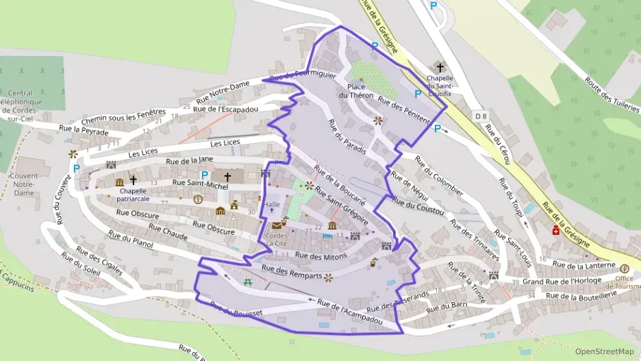 Maison 91 m² quatre pièces à vendre à Cordes-sur-Ciel