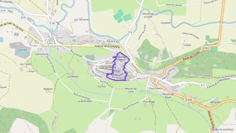 Maison 91 m² quatre pièces à vendre à Cordes-sur-Ciel