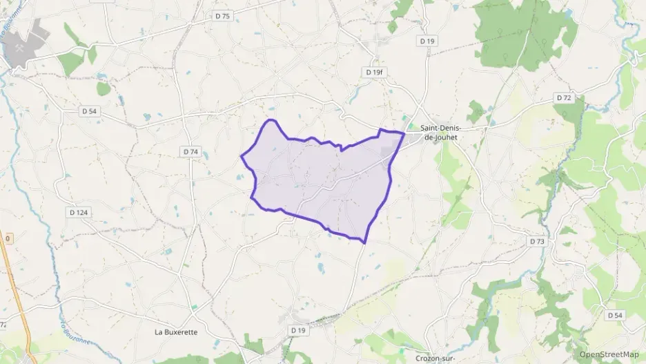 Maison 128 m² cinq pièces à vendre à Saint-Denis-de-Jouhet