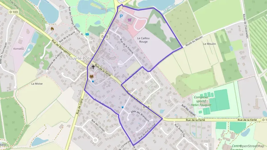 Maison 120 m² trois pièces à vendre à Jouy-le-Potier