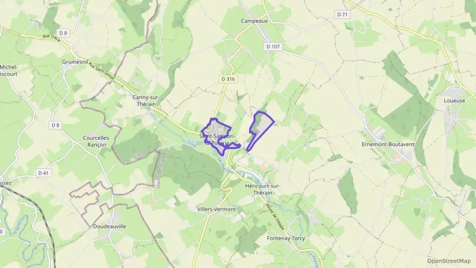 Maison 65 m² trois pièces à vendre à Saint-Samson-la-Poterie