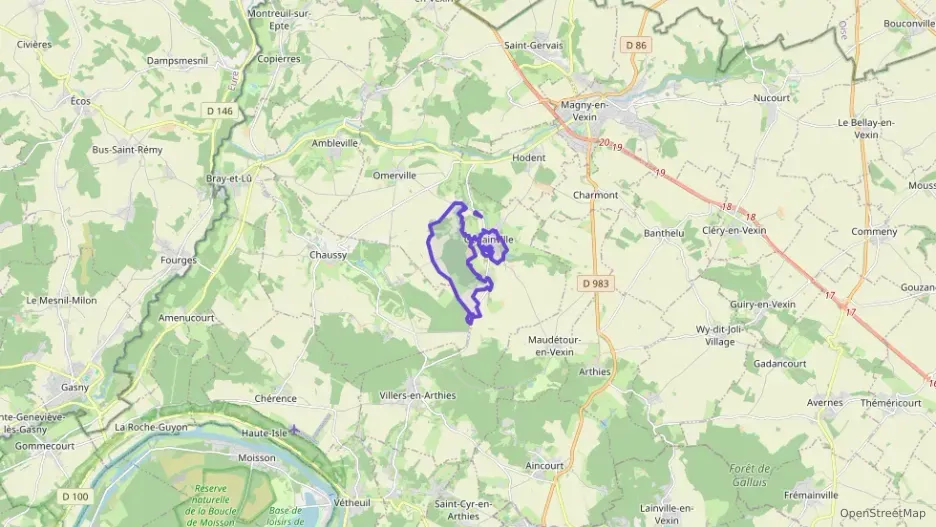 Maison 90 m² quatre pièces à vendre à Genainville