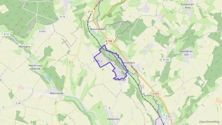 Maison 80 m² quatre pièces à vendre à Amécourt