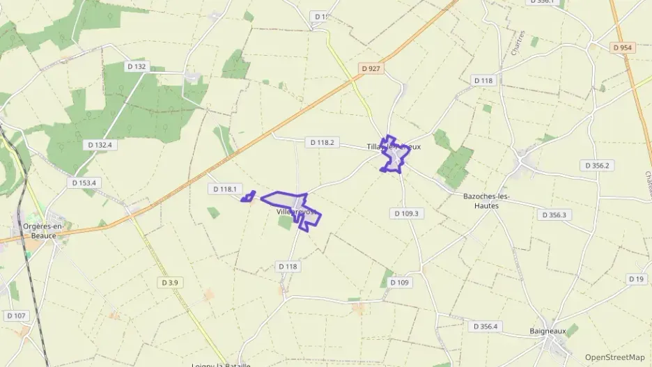 Maison 110 m² quatre pièces à vendre à Tillay-le-Péneux Maison 110 m² quatre pièces à vendre à Tillay-le-Péneux