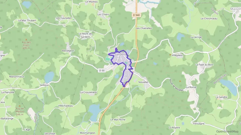 Maison 72 m² trois pièces à vendre à Sardent Maison 72 m² trois pièces à vendre à Sardent