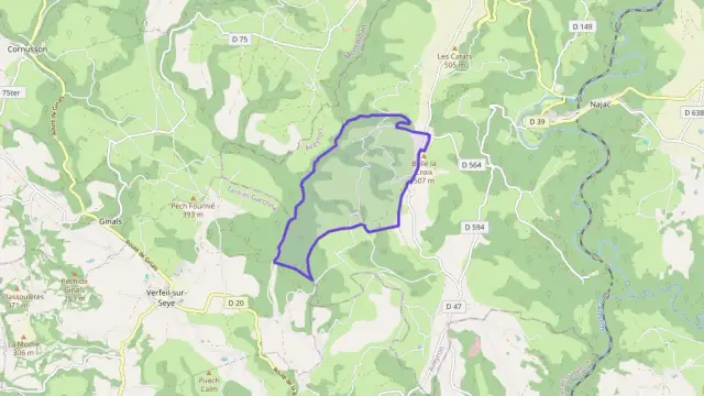 Maison 88 m² quatre pièces à vendre à Najac