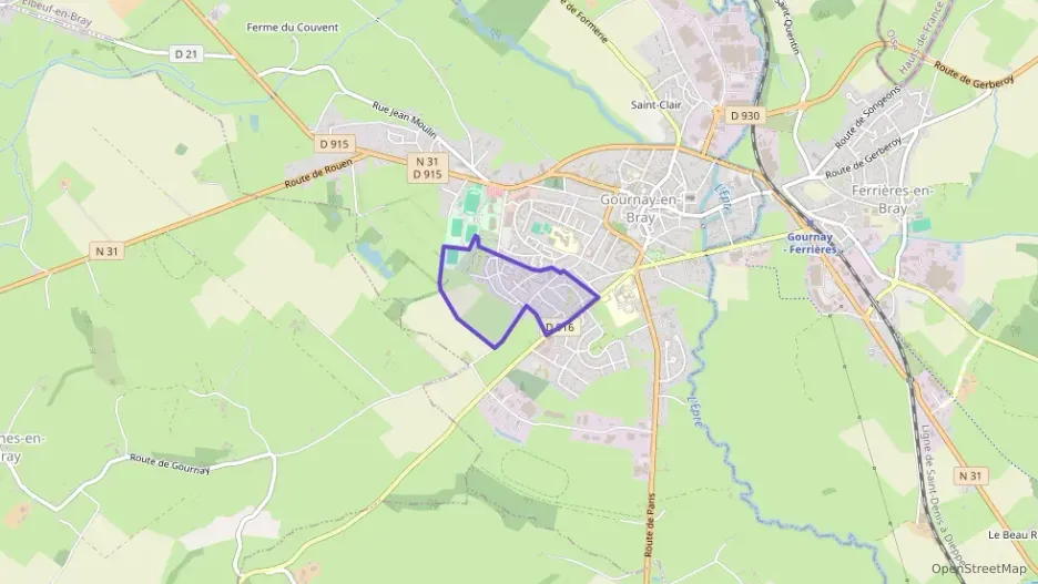 Maison 90 m² cinq pièces à vendre à Gournay-en-Bray