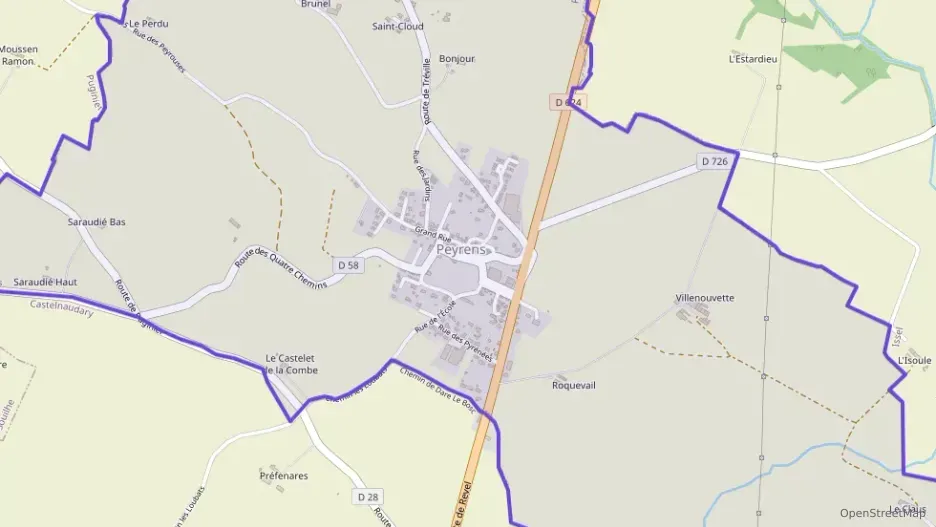 Maison 111 m² six pièces à vendre à Peyrens Maison 111 m² six pièces à vendre à Peyrens