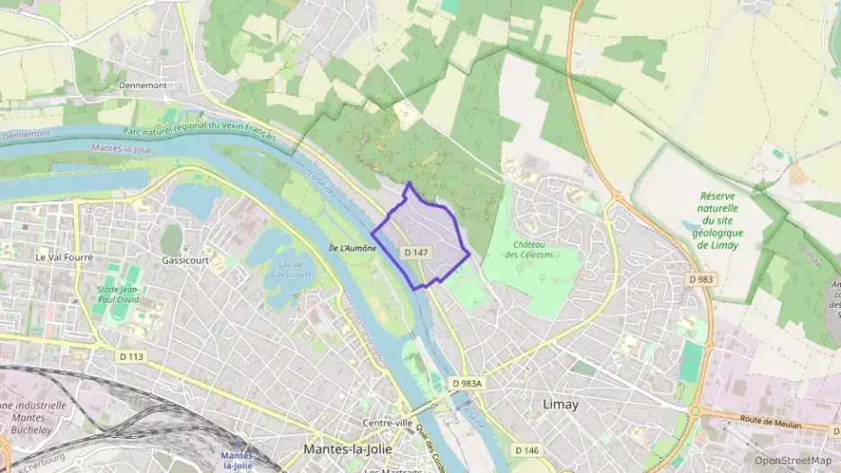 Maison 108 m² quatre pièces à vendre à Limay