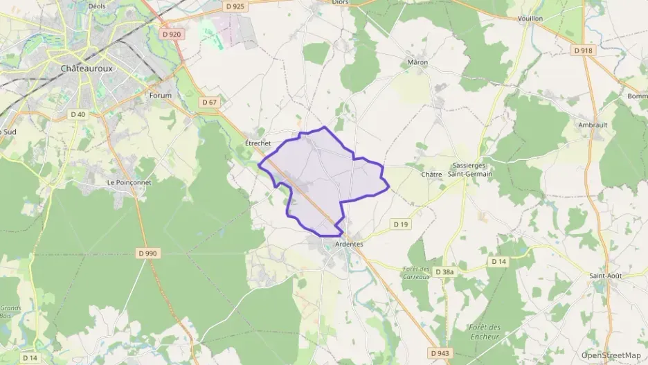 Maison 83 m² quatre pièces à vendre à Ardentes Maison 83 m² quatre pièces à vendre à Ardentes