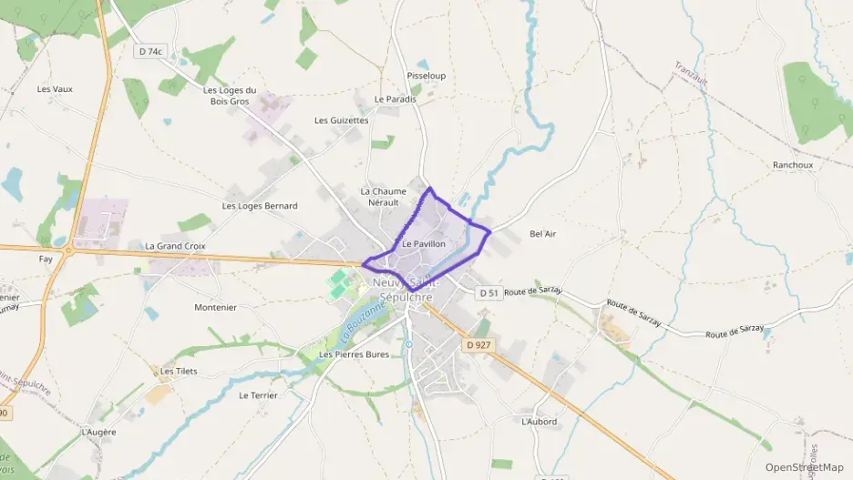 Maison 85 m² quatre pièces à vendre à Neuvy-Saint-Sépulchre Maison 85 m² quatre pièces à vendre à Neuvy-Saint-Sépulchre