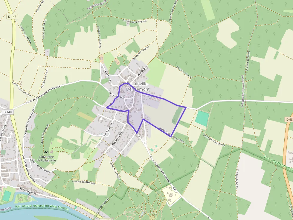 Maison 80 m² quatre pièces à vendre à Follainville-Dennemont