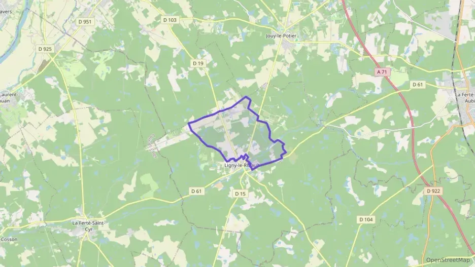 Maison 55 m² trois pièces à vendre à Ligny-le-Ribault