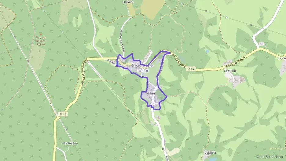 Maison 80 m² quatre pièces à vendre à Beaumont-du-Lac