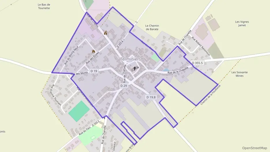 Maison 126 m² cinq pièces à vendre à Terminiers Maison 126 m² cinq pièces à vendre à Terminiers