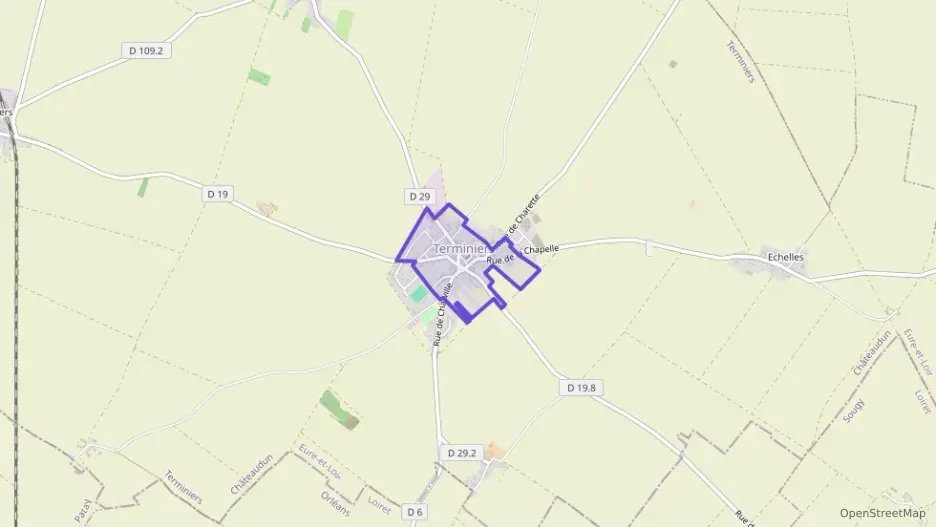 Maison 126 m² cinq pièces à vendre à Terminiers Maison 126 m² cinq pièces à vendre à Terminiers