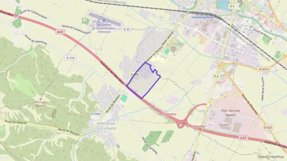 Maison 88 m² cinq pièces à vendre à Villeneuve-la-Comptal