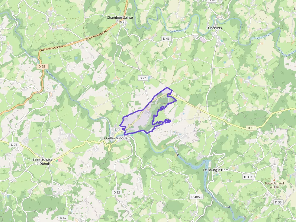 Maison 60 m² deux pieces à vendre à La Celle-Dunoise