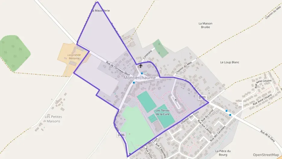 Maison 106 m² trois pièces à vendre à Montierchaume Maison 106 m² trois pièces à vendre à Montierchaume