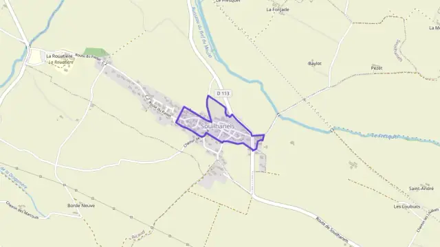 Maison 89 m² quatre pièces à vendre à Souilhanels