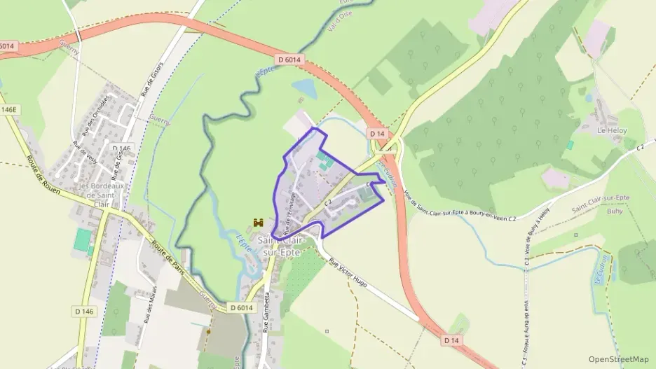 Maison 85 m² quatre pièces à vendre à Saint-Clair-sur-Epte Maison 85 m² quatre pièces à vendre à Saint-Clair-sur-Epte