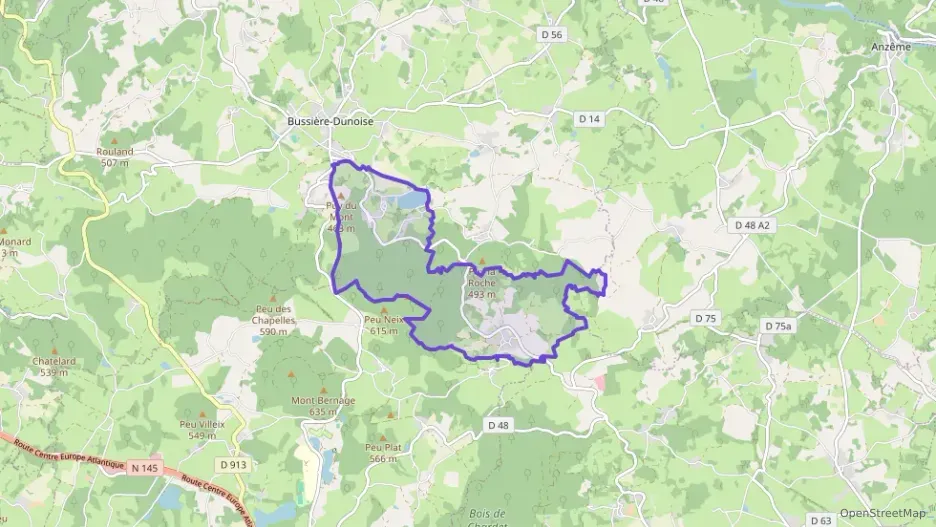 Maison 59 m² trois pièces à vendre à Bussière-Dunoise Maison 59 m² trois pièces à vendre à Bussière-Dunoise