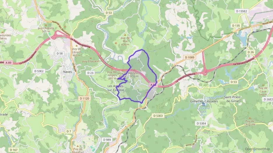 Maison 50 m² trois pièces à vendre à Les Angles-sur-Corrèze