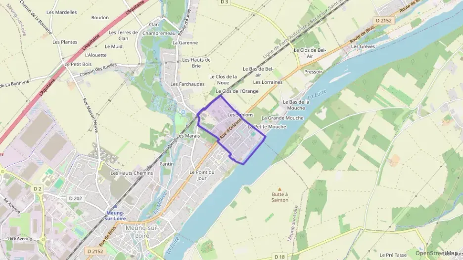 Maison 90 m² cinq pièces à vendre à Meung-sur-Loire