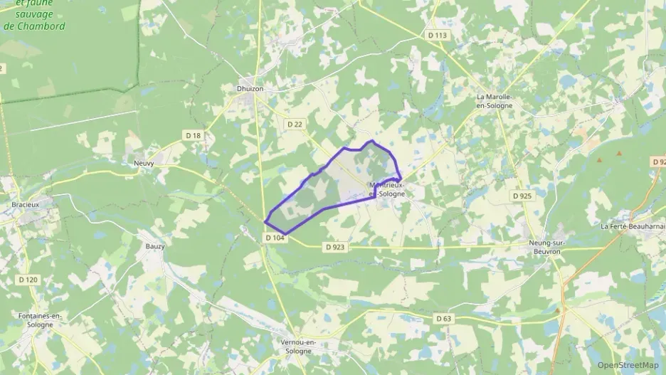 Maison 114 m² quatre pièces à vendre à Montrieux-en-Sologne