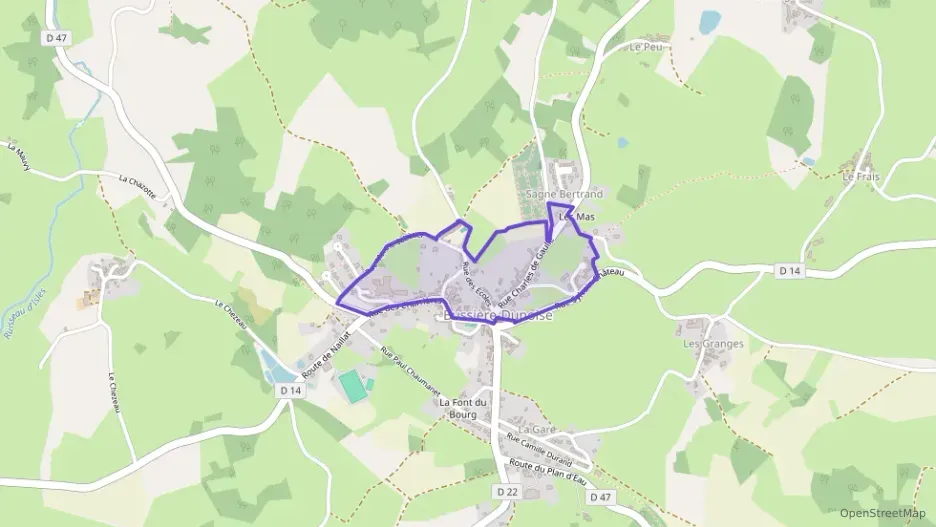 Maison 50 m² trois pièces à vendre à Bussière-Dunoise