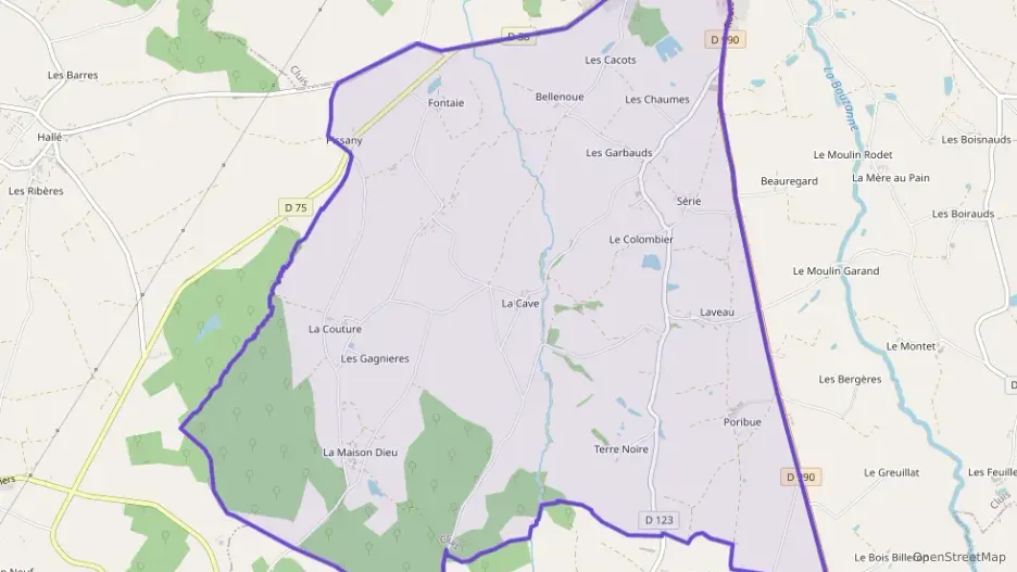 Maison 72 m² quatre pièces à vendre à Cluis