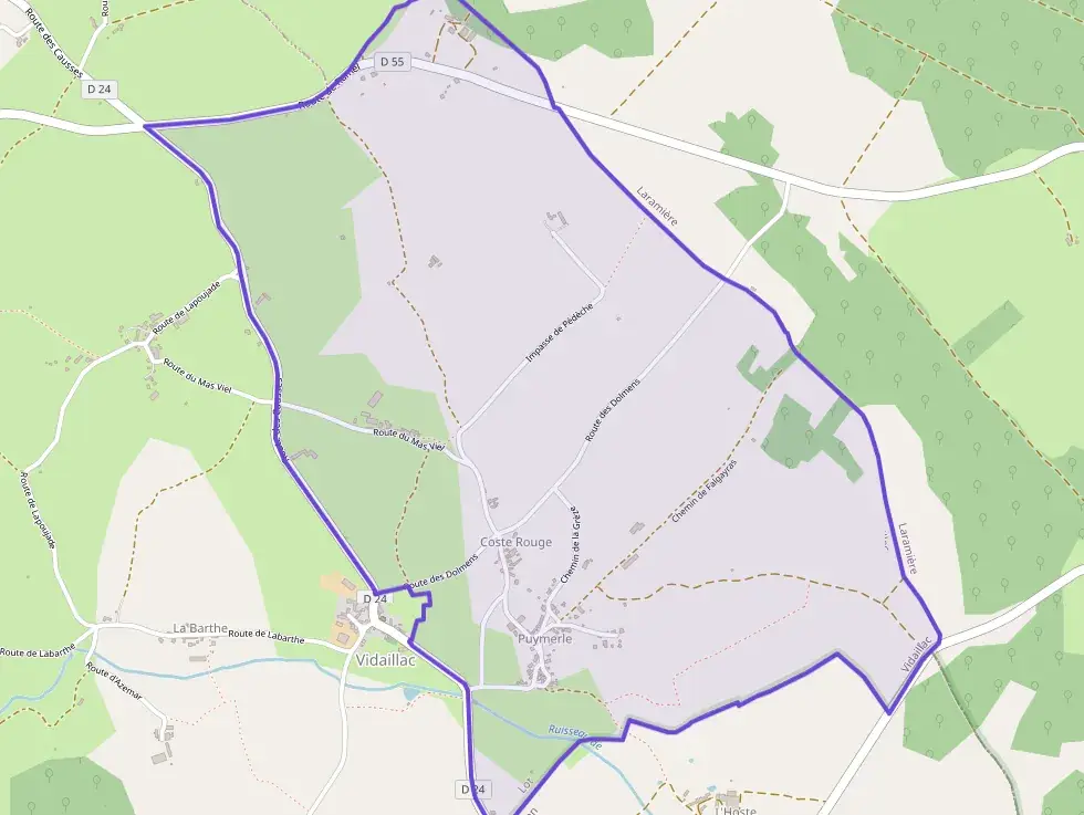 Maison 55 m² quatre pièces à vendre à Vidaillac