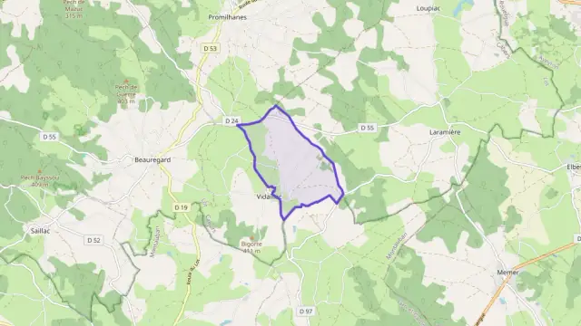 Maison 55 m² quatre pièces à vendre à Vidaillac