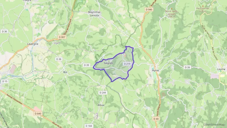 Maison 55 m² quatre pièces à vendre à Saignes