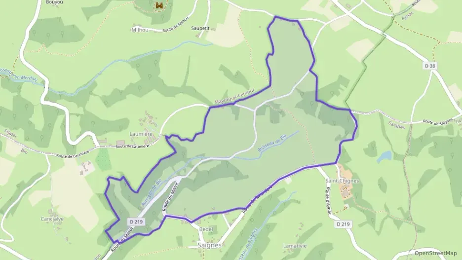 Maison 85 m² quatre pièces à vendre à Saignes