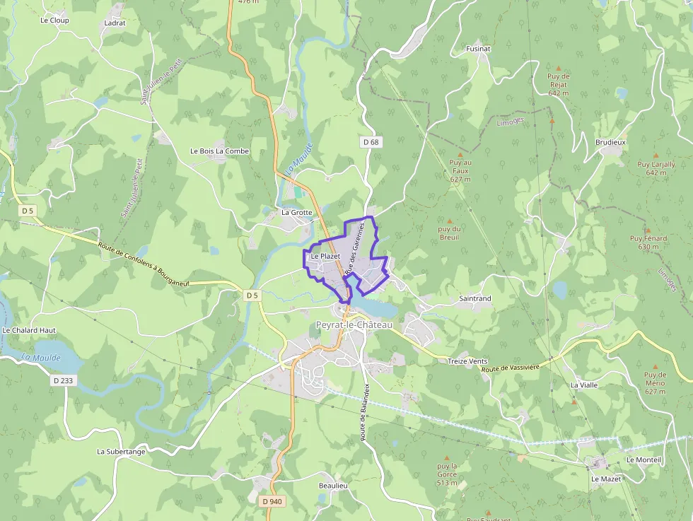 Maison 68 m² trois pièces à vendre à Peyrat-le-Château