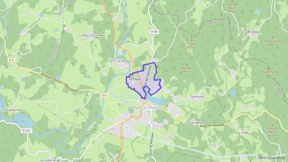 Maison 68 m² trois pièces à vendre à Peyrat-le-Château