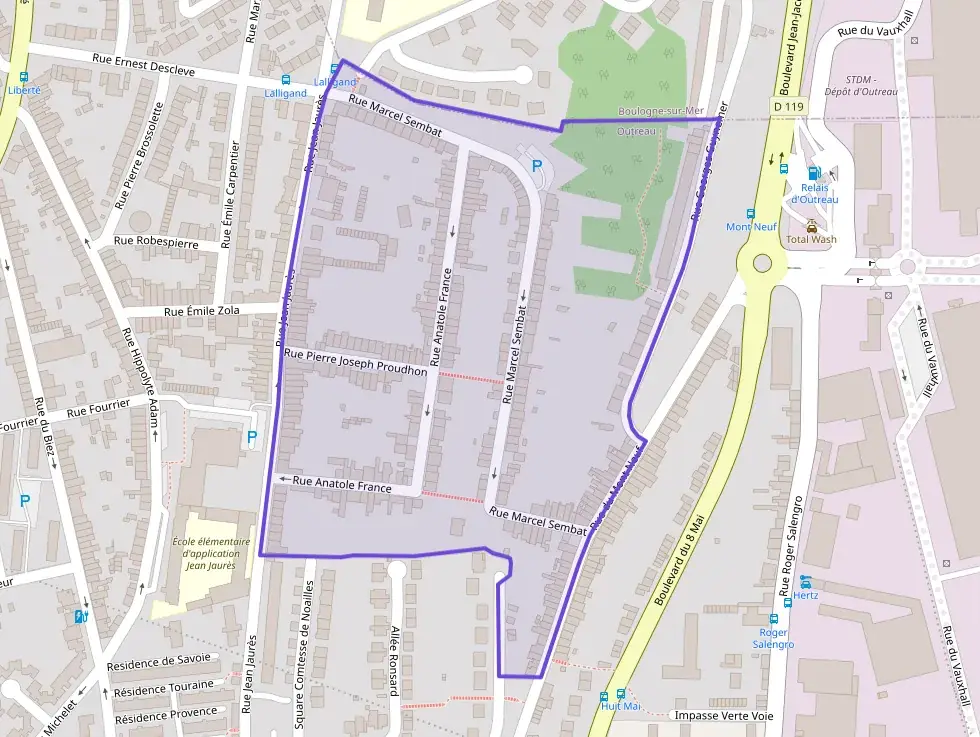 Maison 58 m² trois pièces à vendre à Outreau