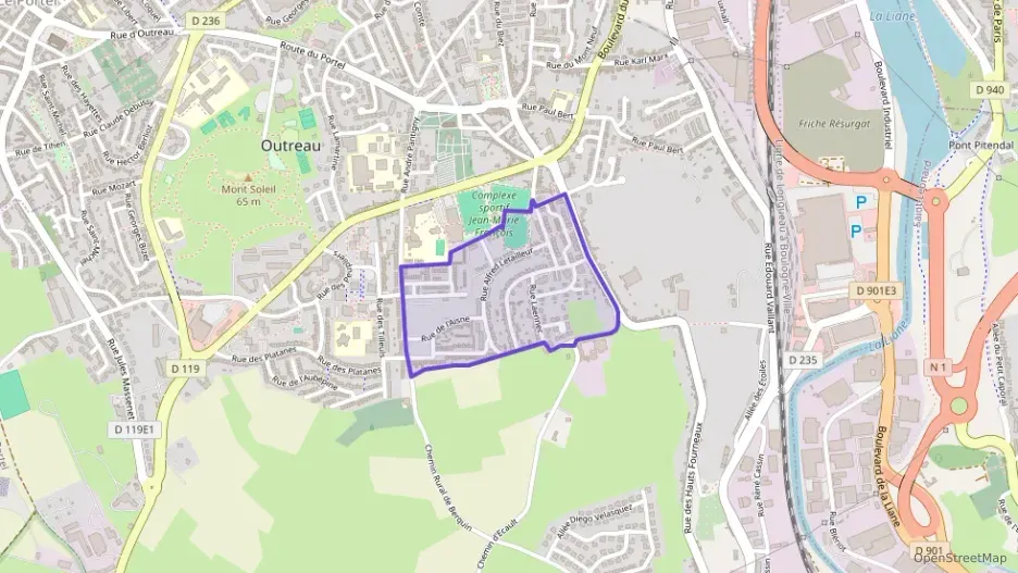 Maison 77 m² quatre pièces à vendre à Outreau Maison 77 m² quatre pièces à vendre à Outreau