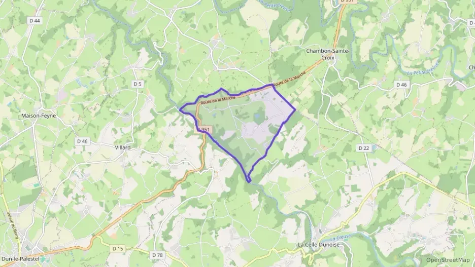 Maison 97 m² quatre pièces à vendre à La Celle-Dunoise