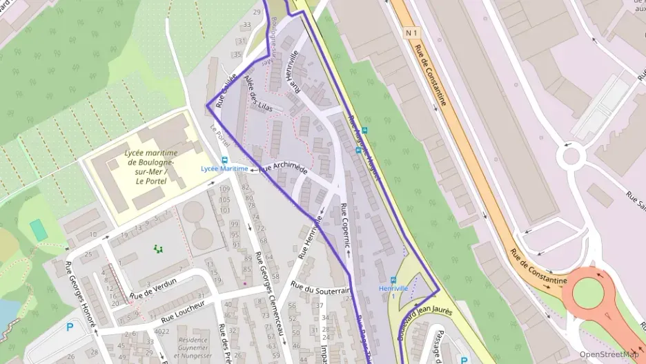 Maison 74 m² quatre pièces à vendre à Boulogne-sur-Mer Maison 74 m² quatre pièces à vendre à Boulogne-sur-Mer