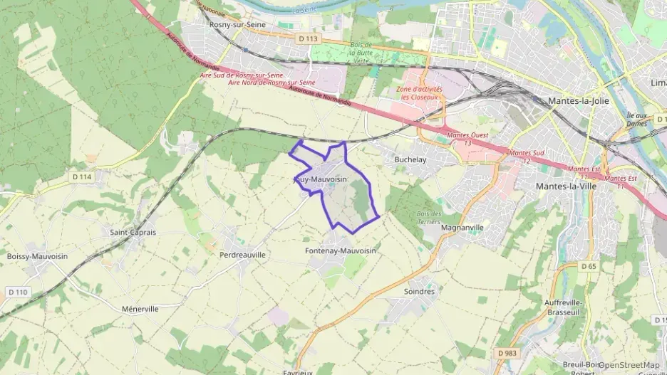 Maison 145 m² cinq pièces à vendre à Jouy-Mauvoisin Maison 145 m² cinq pièces à vendre à Jouy-Mauvoisin