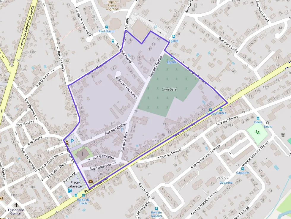 Maison 84 m² quatre pièces à vendre à Déols