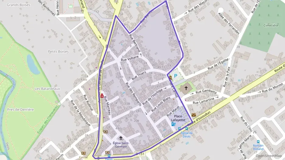 Maison 75 m² trois pièces à vendre à Déols