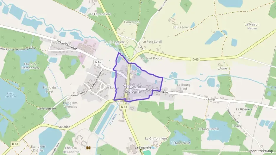 Maison 63 m² quatre pièces à vendre à Vernou-en-Sologne